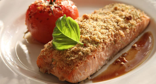 Crispy Baked Norwegian Salmon with Panko Crust