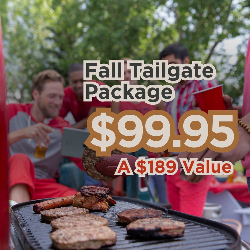 Fall Tailgate Package (includes steaks, ground beef patties, chicken breasts and bacon)