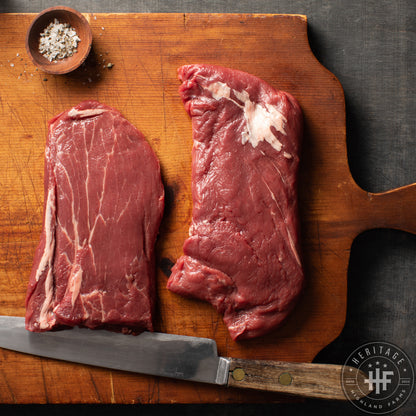 Flat Iron Steak (4 steaks) - Grassfed, Grass-finished Highland Beef